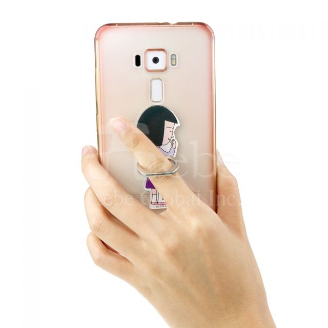 Chibi Maruko Chan official merchandise Noguchi phone ring holder
