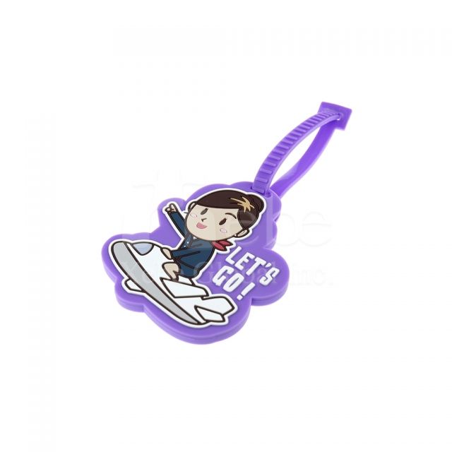 Flight attendant Let’s go luggage tags Gift exchange