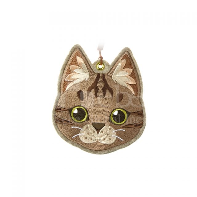 Brown cat card holder custom corporate gifts