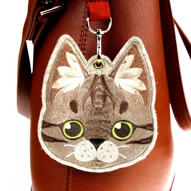 Brown cat card holder custom corporate gifts