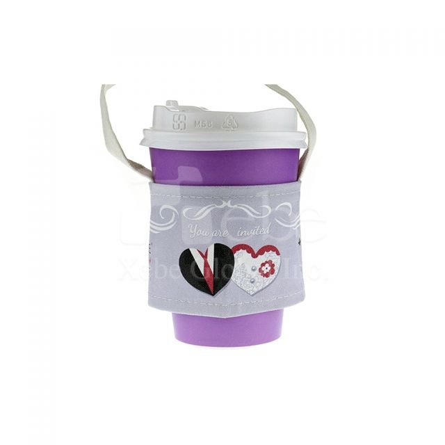 Wedding style custom Cup Sleeve Bag wedding gifts idea