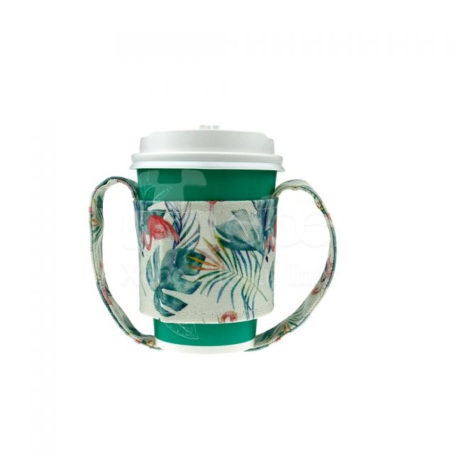 Flamingo beverage bag eco-Cup sleeve drink bag