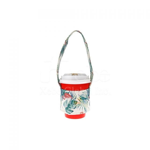 Flamingo beverage bag eco-Cup sleeve drink bag