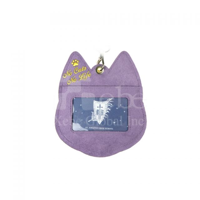 Yellow cat card holder custom corporate gifts