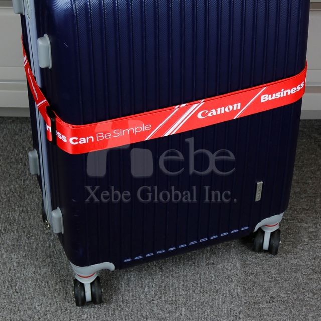 Company’s logo custom luggage straps Activity gifts