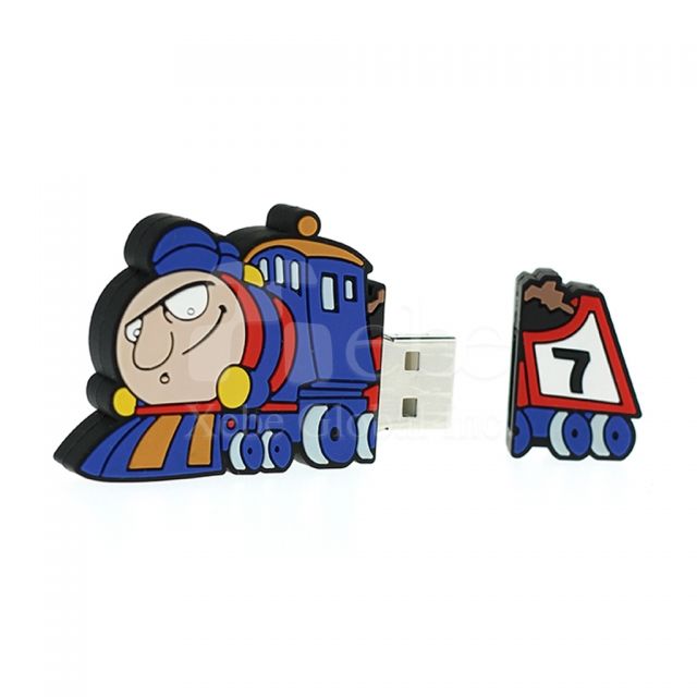 Cartoon train custom USB  
