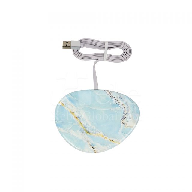 Marble surface custom wireless charger 