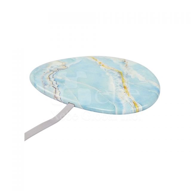 Marble surface custom wireless charger 