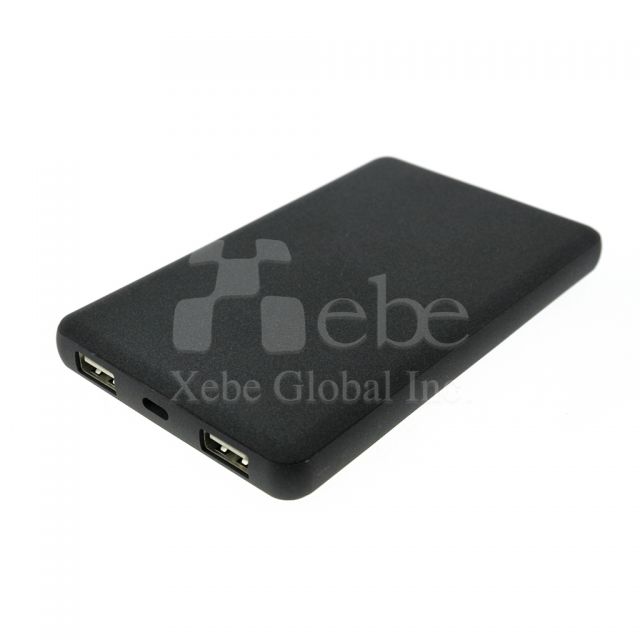 Black portable charger corporate gift idea