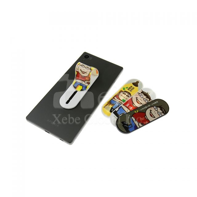 Illustration style character Custom Phone ring stand Accessory idea 