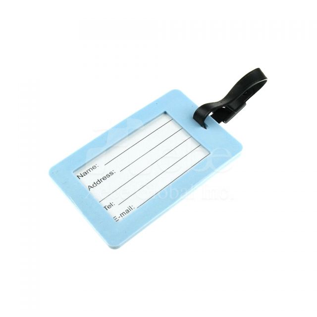 Company character custom luggage tags Event giveaway idea