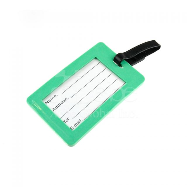Company character custom luggage tags Event giveaway idea