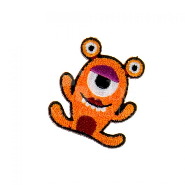 Monster electric embroidery fridge magnets custom business magnet 