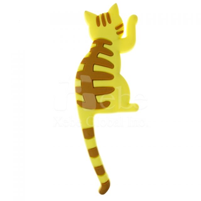Cat tail custom fridge magnets hook cute gifts