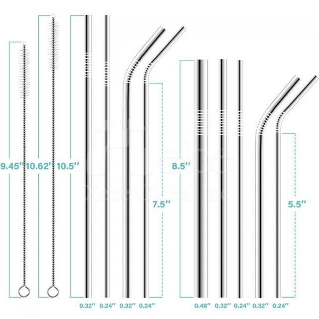 Stainless steel straw set corporate gift ideas