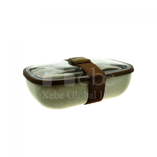 Rice husk eco-friendly lunch box set custom gifts