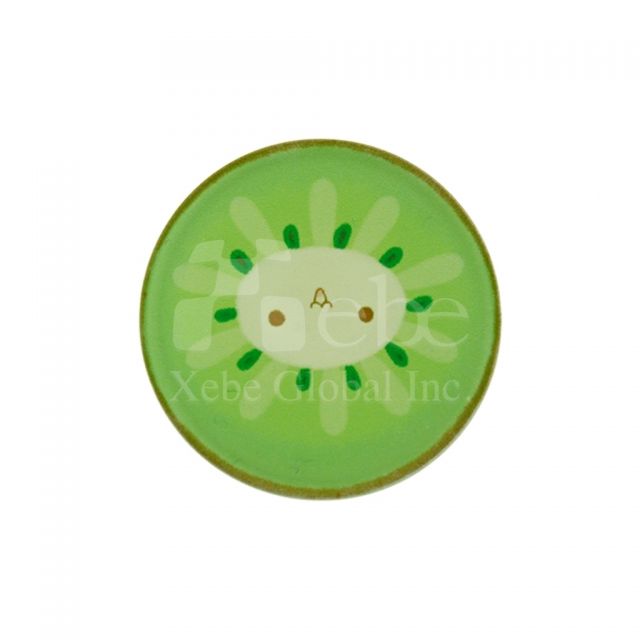 Kiwi bunny-shaped magnet Event giveaway