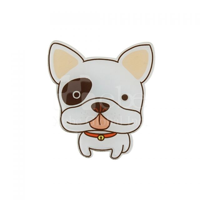 Bull Terrier-shaped magnet Event giveaway