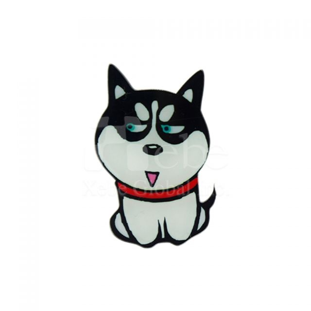 Husky-shaped magnet Event giveaway