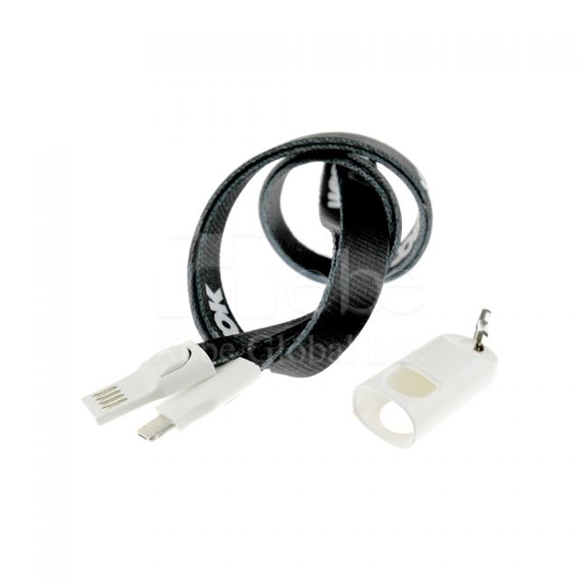 Weaving lanyard USB cable