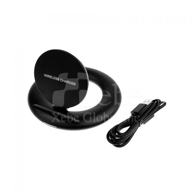 Standing wireless charger