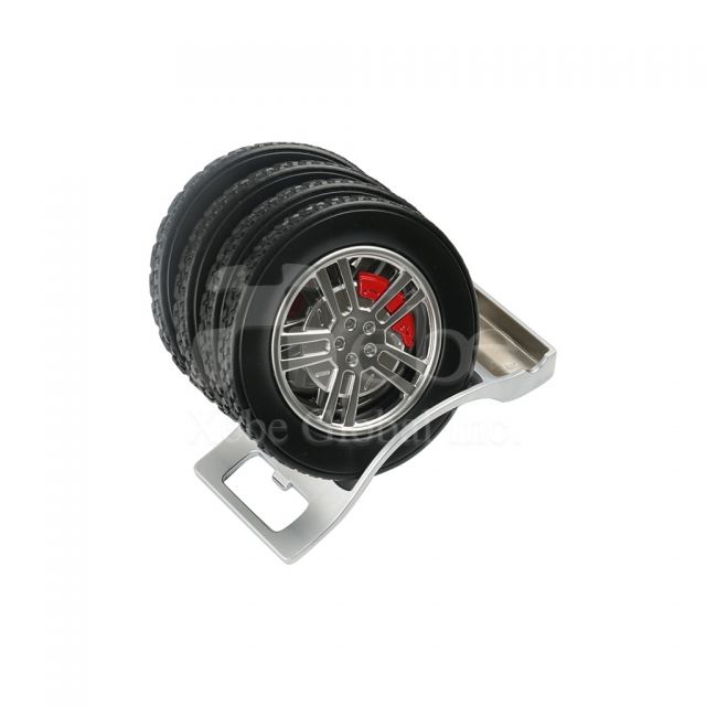 Tire shape coasters Car Lover Gifts