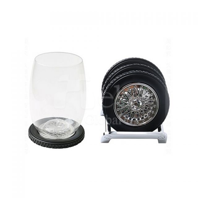 Tire shape coasters Car Lover Gifts
