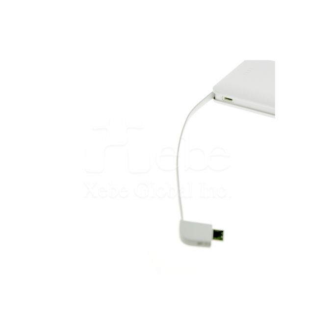 Custom double cables portable charger