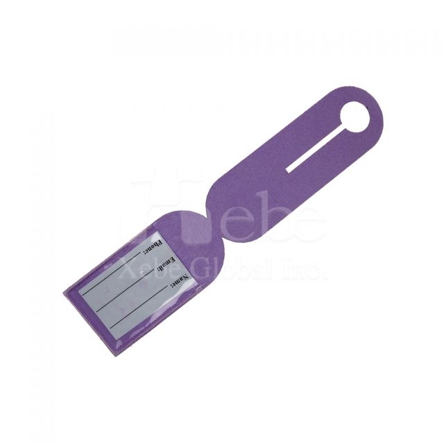 Roland purple embroidered tag luggage tags Graduation gifts 