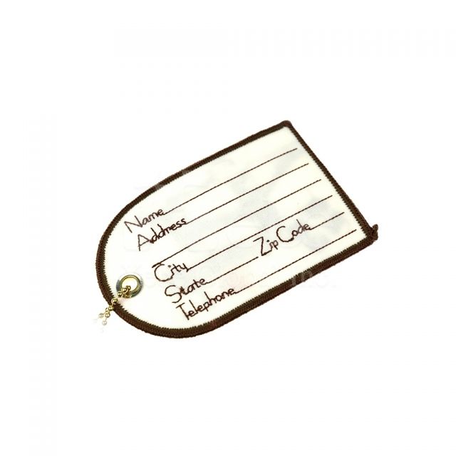 Drawing line embroidered Luggage tags Travel fair gifts