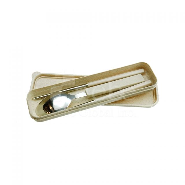 Rice huck reusable portable flatware set