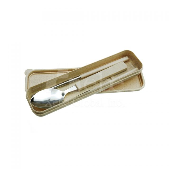 Rice huck reusable portable flatware set