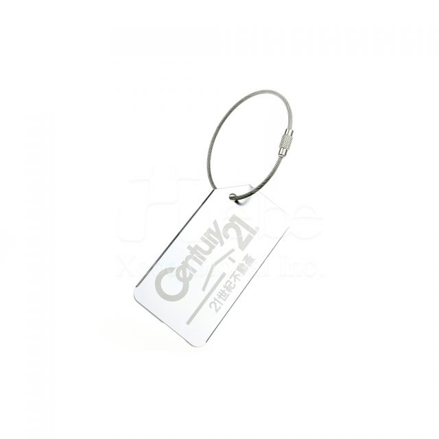 Logo metal luggage tag New year gifts