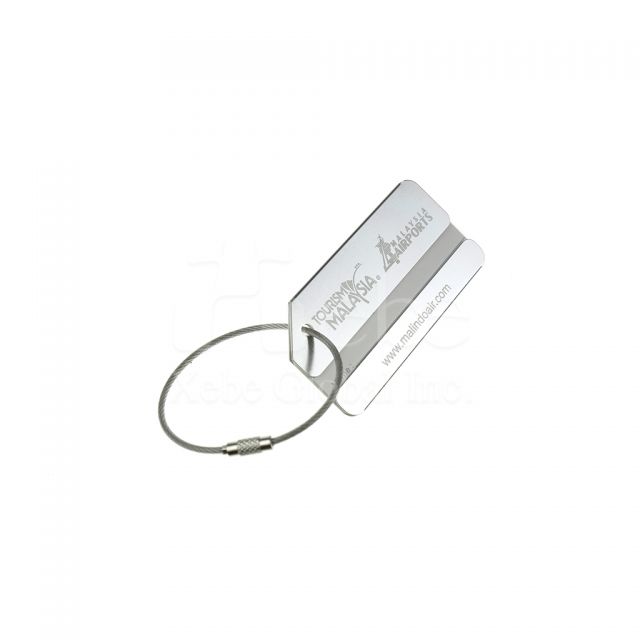 Logo metal luggage tag New year gifts