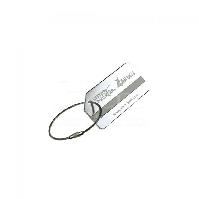 Logo metal luggage tag New year gifts