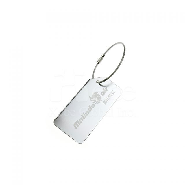 Logo metal luggage tag New year gifts