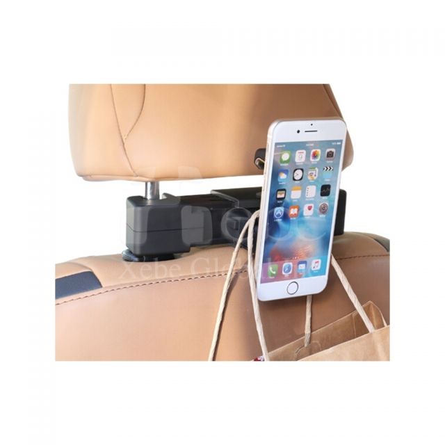 Multifunction Car Hook with Touchpad Holder Custom headrest hooks for car