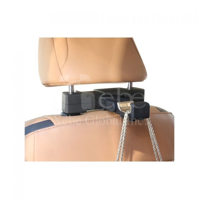Multifunction Car Hook with Touchpad Holder Custom headrest hooks for car