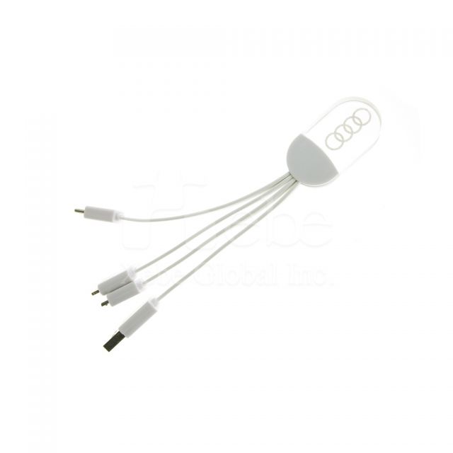 Logo lighting charging cable