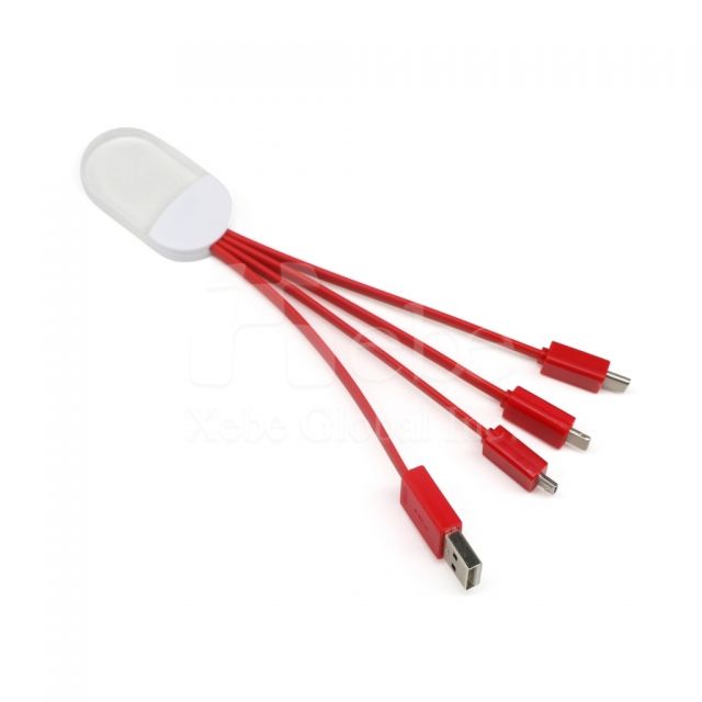 Logo lighting charging cable