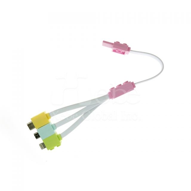 Toy brick cute charging cable graduation gifts 