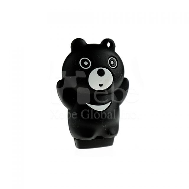 Taiwan cute black bear 3d USB drive