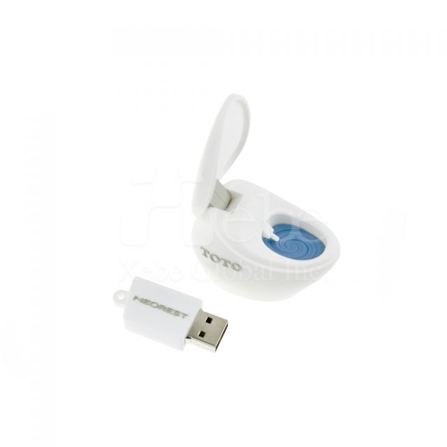 Washlet 3D customized USB Soft plastic molding