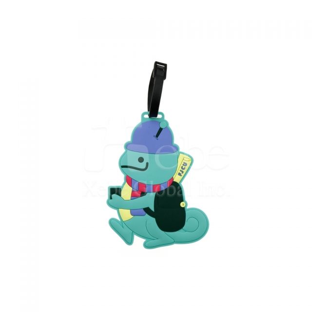 Cute character custom luggage tag 