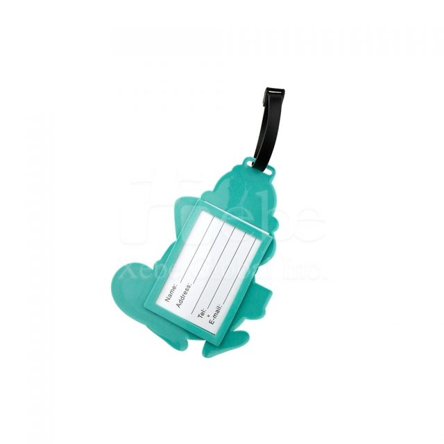 Cute character custom luggage tag 