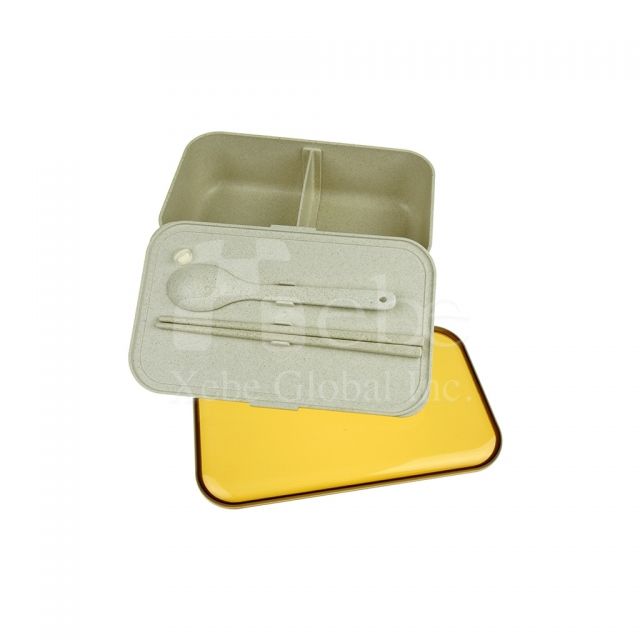 Costumed compartment eco friendly lunch box 