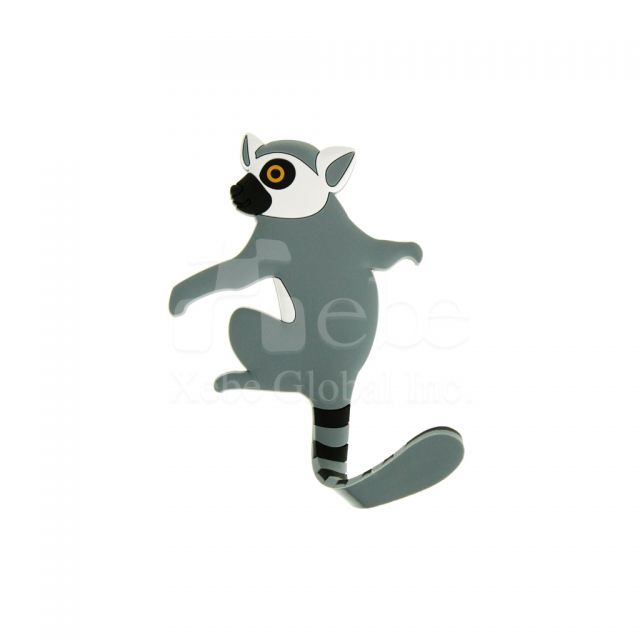 Lovely animals custom hook adhesive hook 