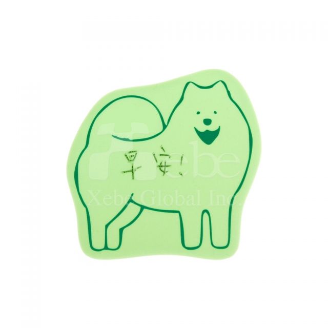 Silicone custom sticky notes Erasable silicone memo 