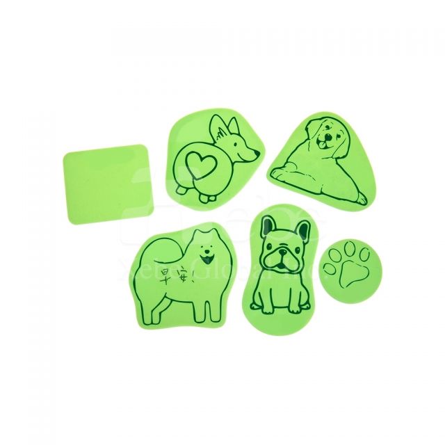 Silicone custom sticky notes Erasable silicone memo 
