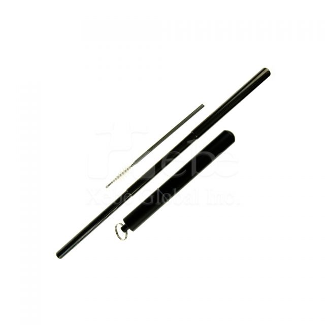 Collapsible stainless steel metal straw collapsible metal straw 